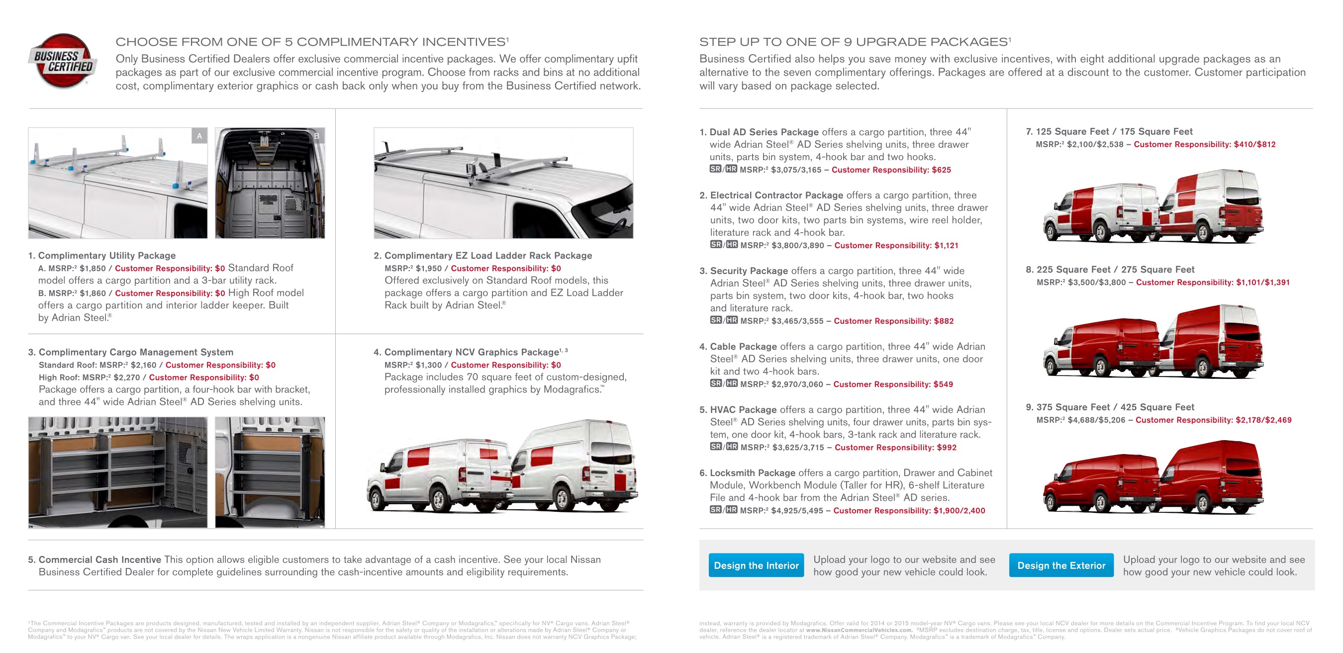 2015 Nissan NV Cargo Brochure Page 9